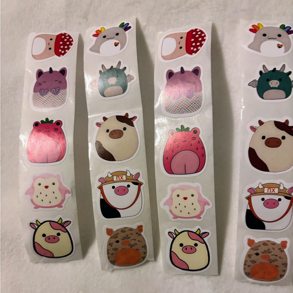 50 Squishmallow Stickers